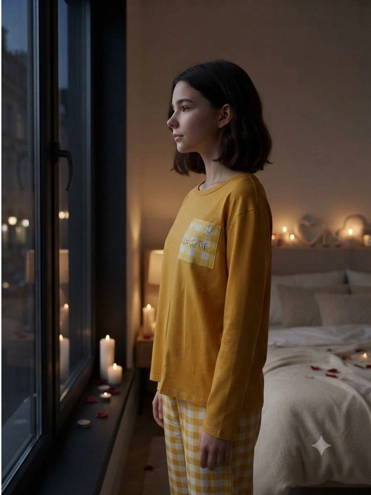 2/1 Ayollar pijamasi 2 talik pijama paxtali pijama futbolka shim uy kiyimi qulay pinyuar