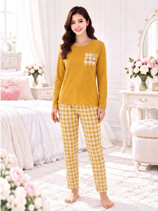 2/1 Ayollar pijamasi 2 talik pijama paxtali pijama futbolka shim uy kiyimi qulay pinyuar