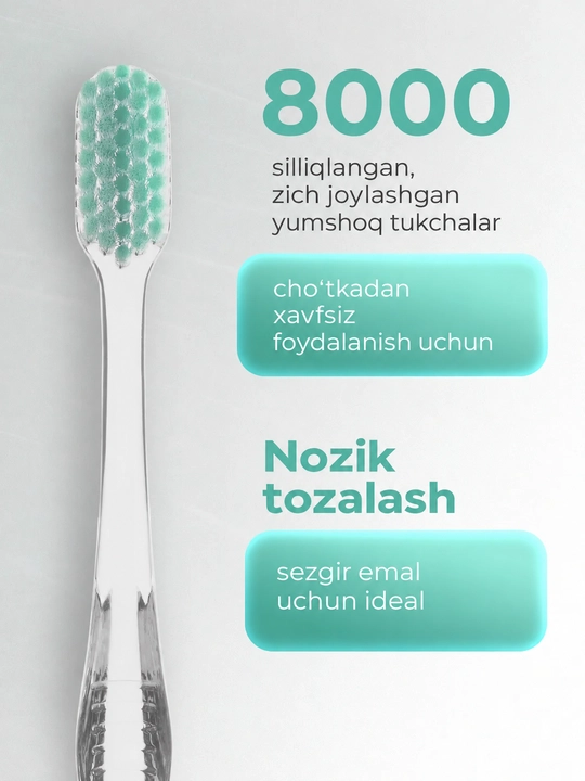 Revyline SM 6000 Smart yumshoq tish cho‘tkasi, tish va milklarni tozalash uchun