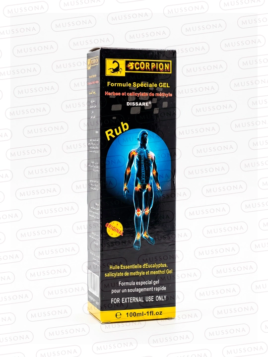 Scorpion Rub 100 ml, mentol va evkaliptli massaj geli - 