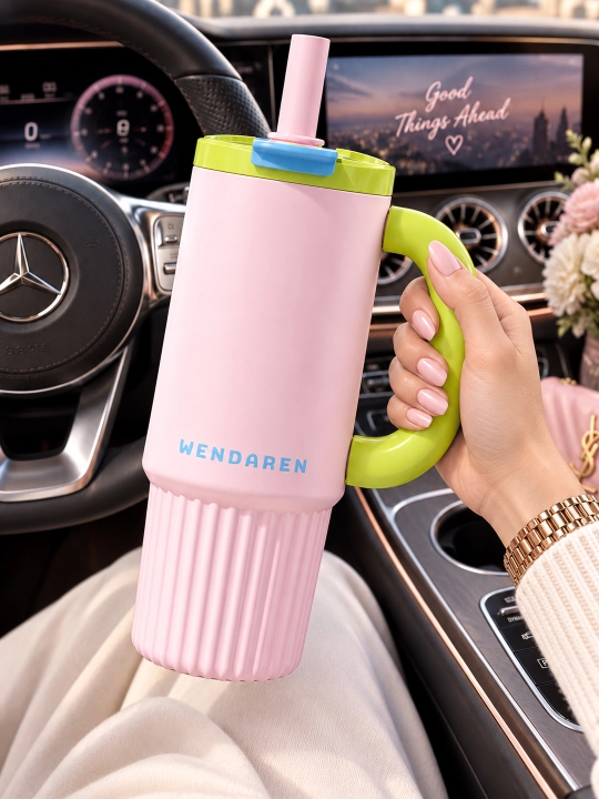 WENDAREN 950 ml hajmli, naychali, tutqichli termokaracha