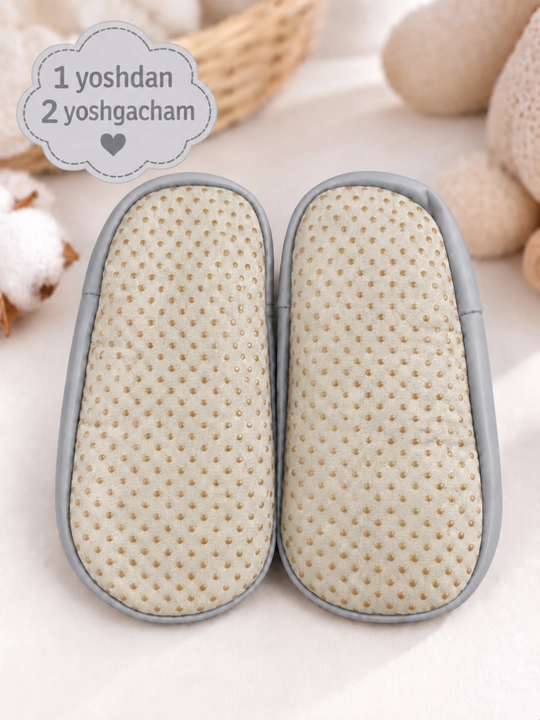 1-2 yoshli chaqaloqlar uchun sirpanmaydigan paypoqlar
