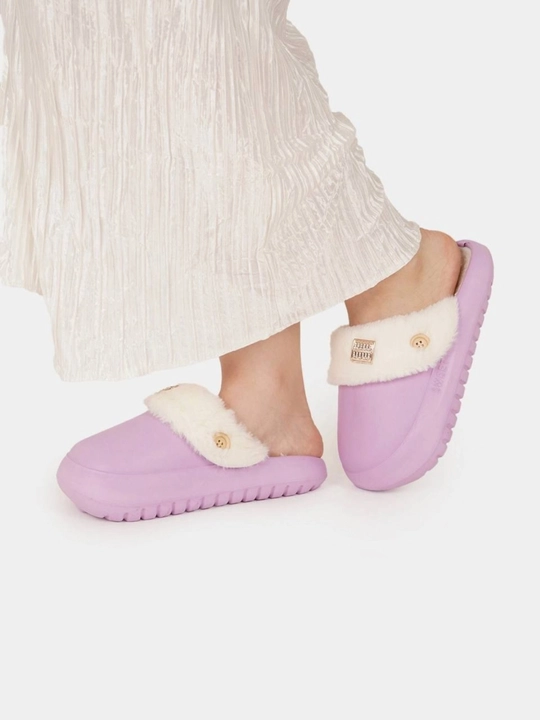 Ayollar uchun qishki, issiq, qulay shippaklar