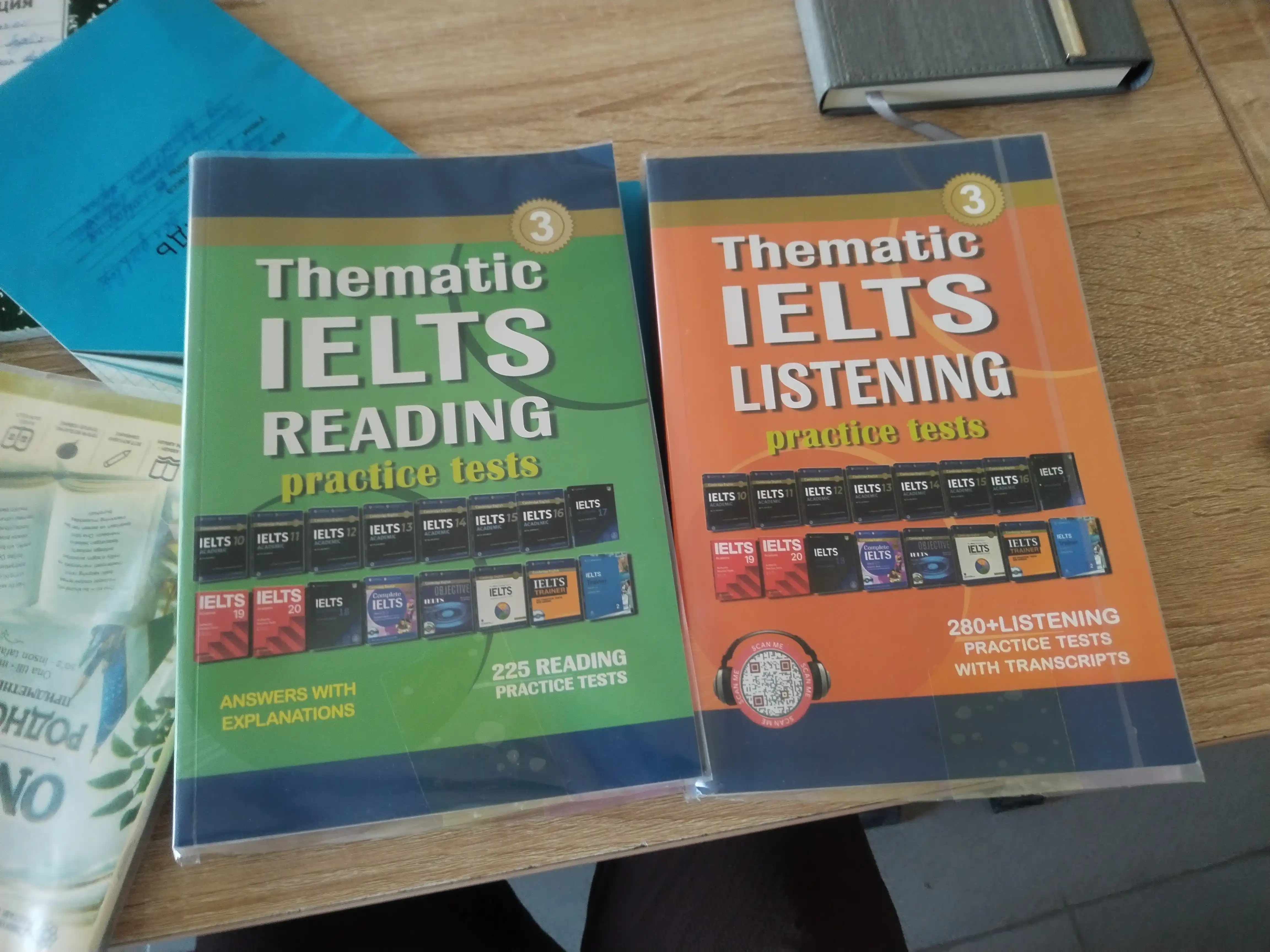 Thematic IELTS Reading. Listening. Writing Practice Tests va 2ta kitob to'plami
