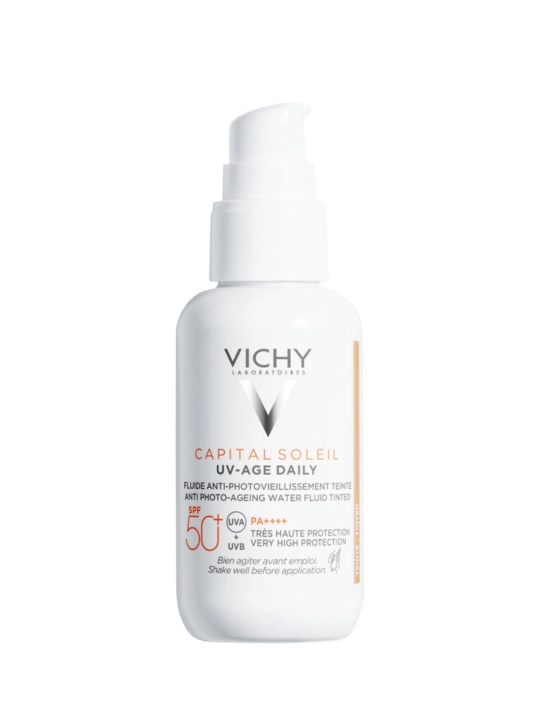 Vichy Capital Soleil UV-Age Daily Тонирующий солнцезащитный флюид SPF 50+, 40 мл