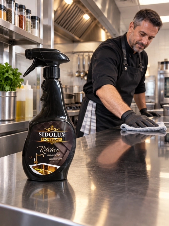 Чистящее средство для кухни Sidolux Professional Kitchen, антижир, спрей 500 мл