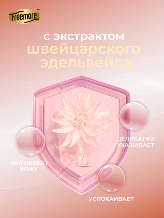 Прокладки FREEMORE Natural Silk с шёлком, дневные, для чувствительной кожи, 250 мм, 12 шт
