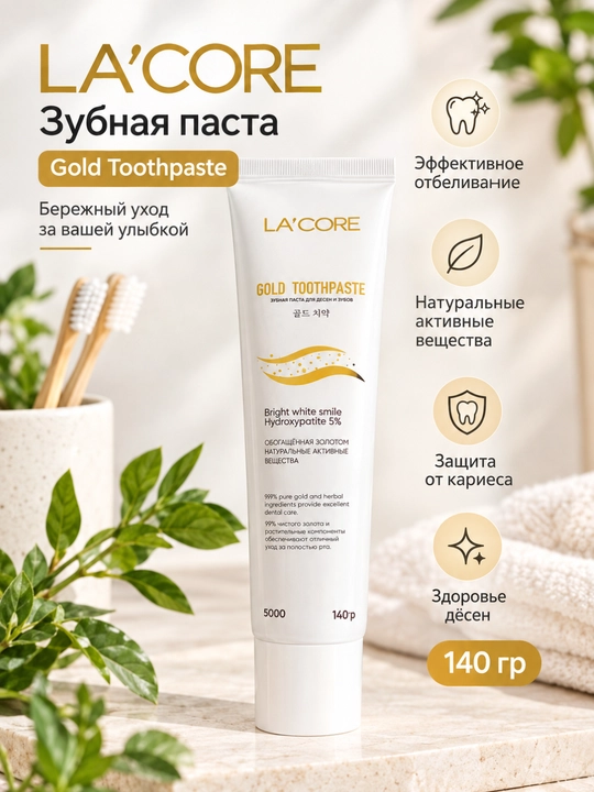 Tish pastasi "LACORE", 140 ml - 