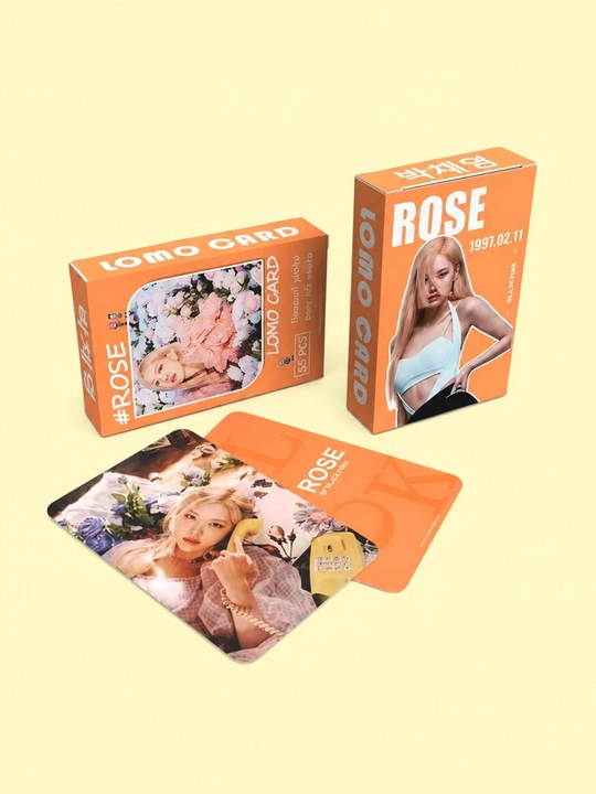 K-Pop BlackPink Lomo kartalari, 20 dan ortiq turlari, 55 dona