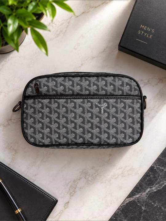 Erkaklar uchun barsetka, GOYARD eko-charmdan, yelkama