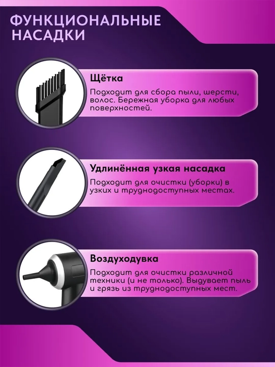 Vacuum Cleaner 2 in 1 portativ changyutgich va havo puflagich 5500 Pa