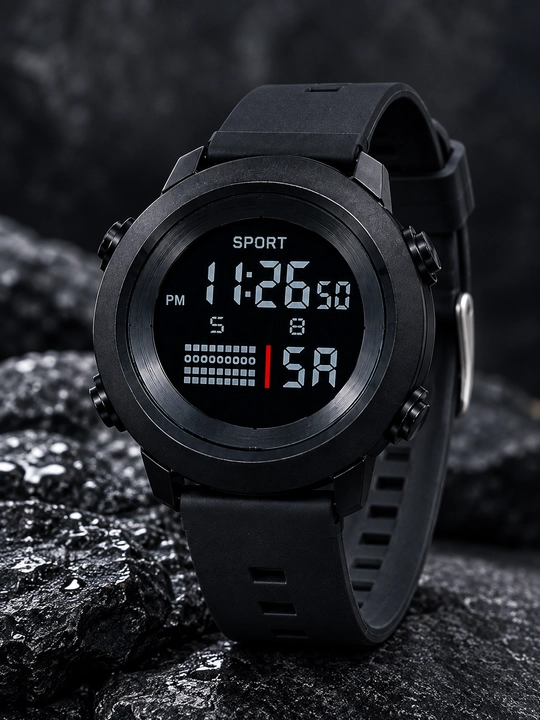 511 Sportwatch elektron sport soati - erkaklar uchun, qora - 