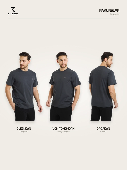 Erkaklar futbolkasi 7SABER Essential Fit