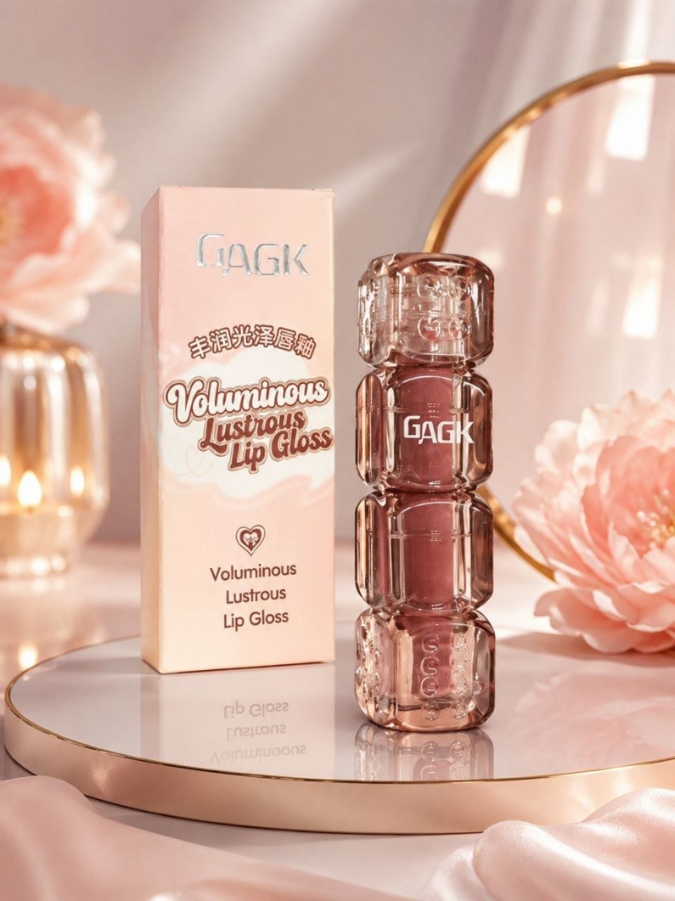 GAGK блеск для губ Voluminous Lustrous Lip Gloss, глянцевый блеск - 
