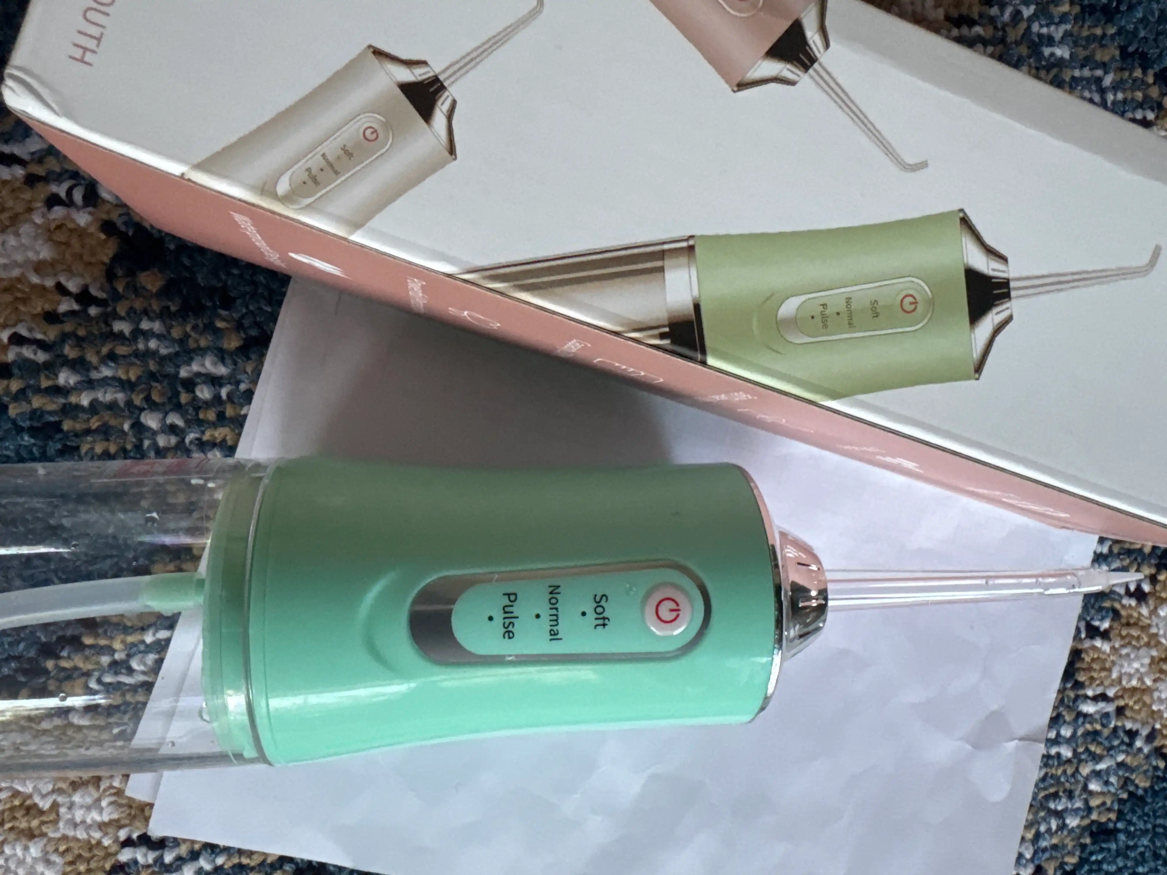 Ирригатор для полости рта Oral Irrigator с USB, 3 режима, 4 насадки