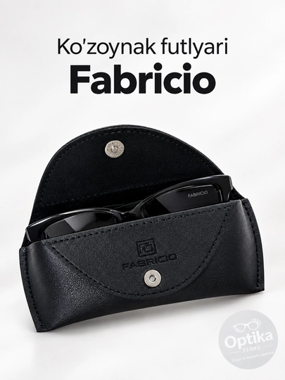 Fabricio ko‘zoynak g‘ilofi, ko‘zoynak saqlash uchun g‘ilof, salfetkali variant ham mavjud - 