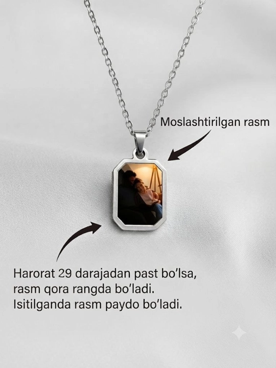 Rangini o'zgartiradigan kulonli zanjirlar