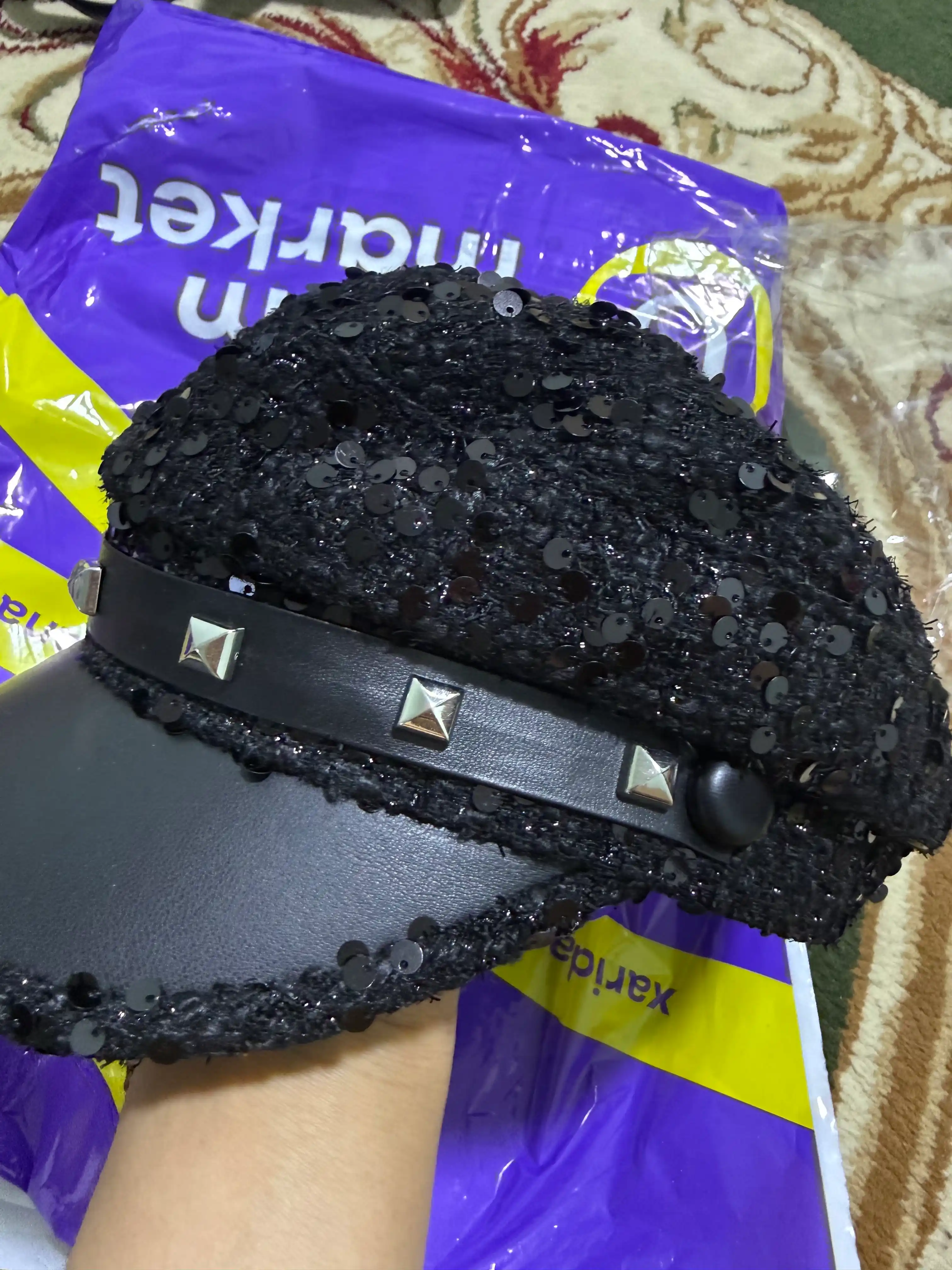 Ayollar furajkasi, ayollar bosh kiyimi, kuz bahor mavsumi uchun bejirim bosh kiyim