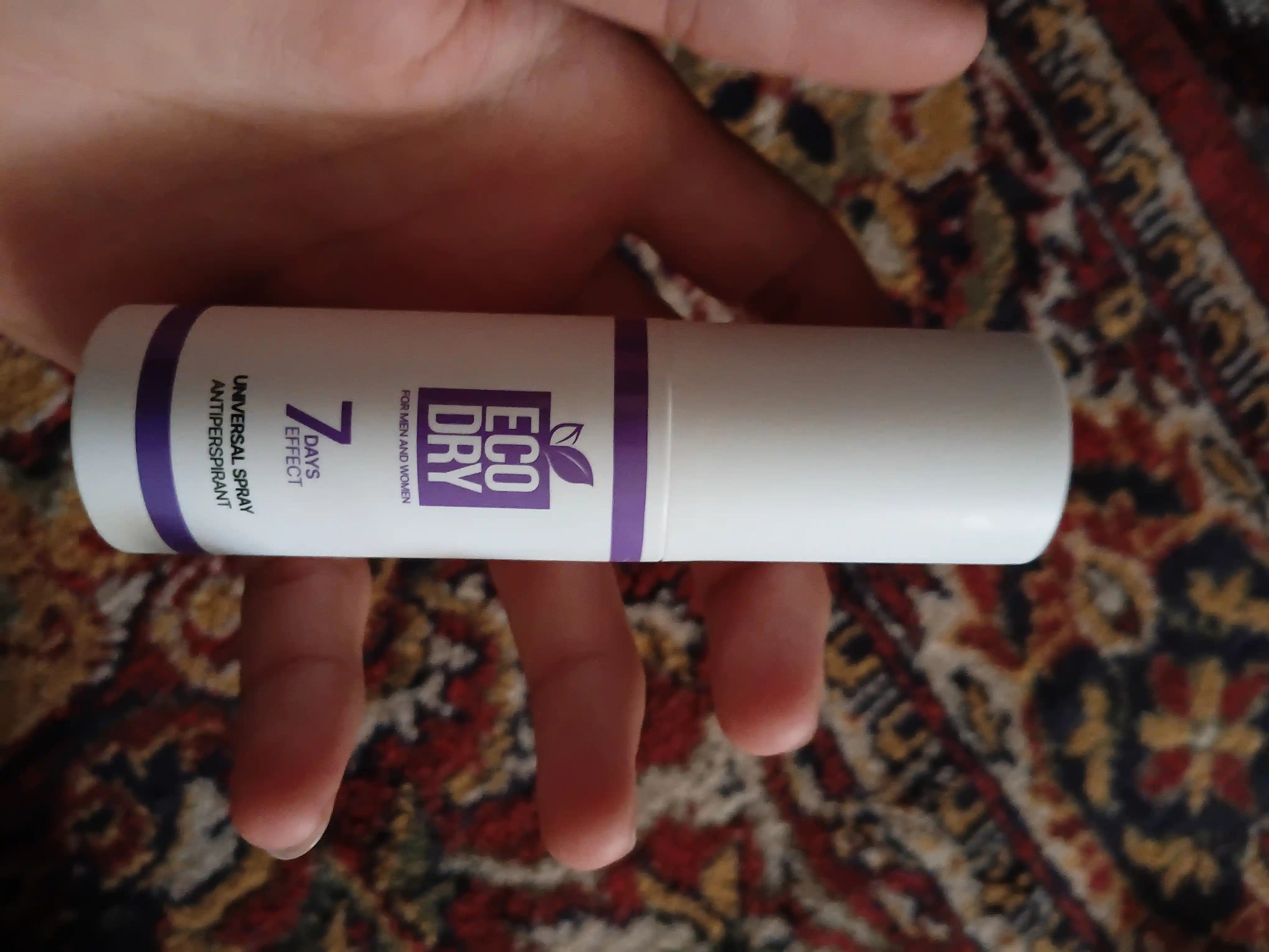 Antiperspirant sprey Eco Dry Universal, terlashga qarshi samarali vosita, 35 ml