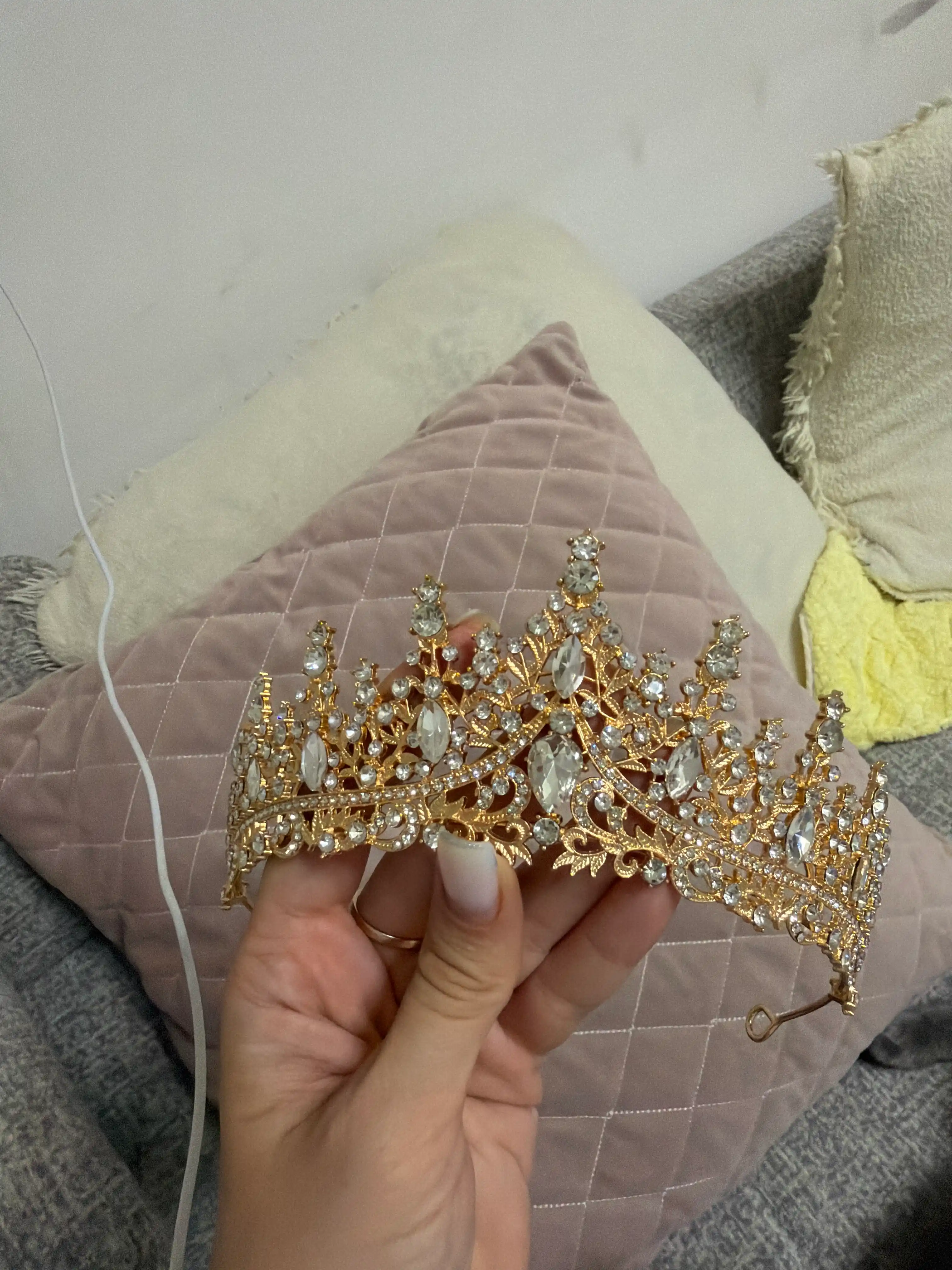 Корона свадебная и украшение для торта, корона