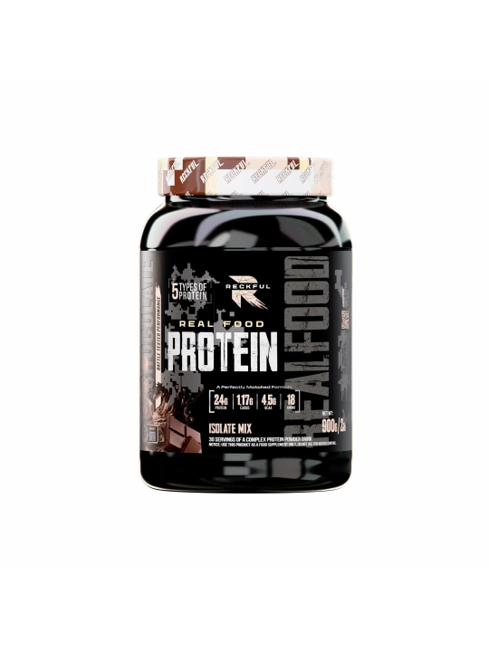 Reckful Real food Protein 900g вкус шоколада