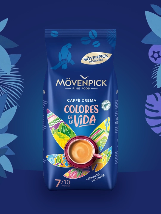 Qahva donalari Movenpick Colores de la Vida, 1 kg - 