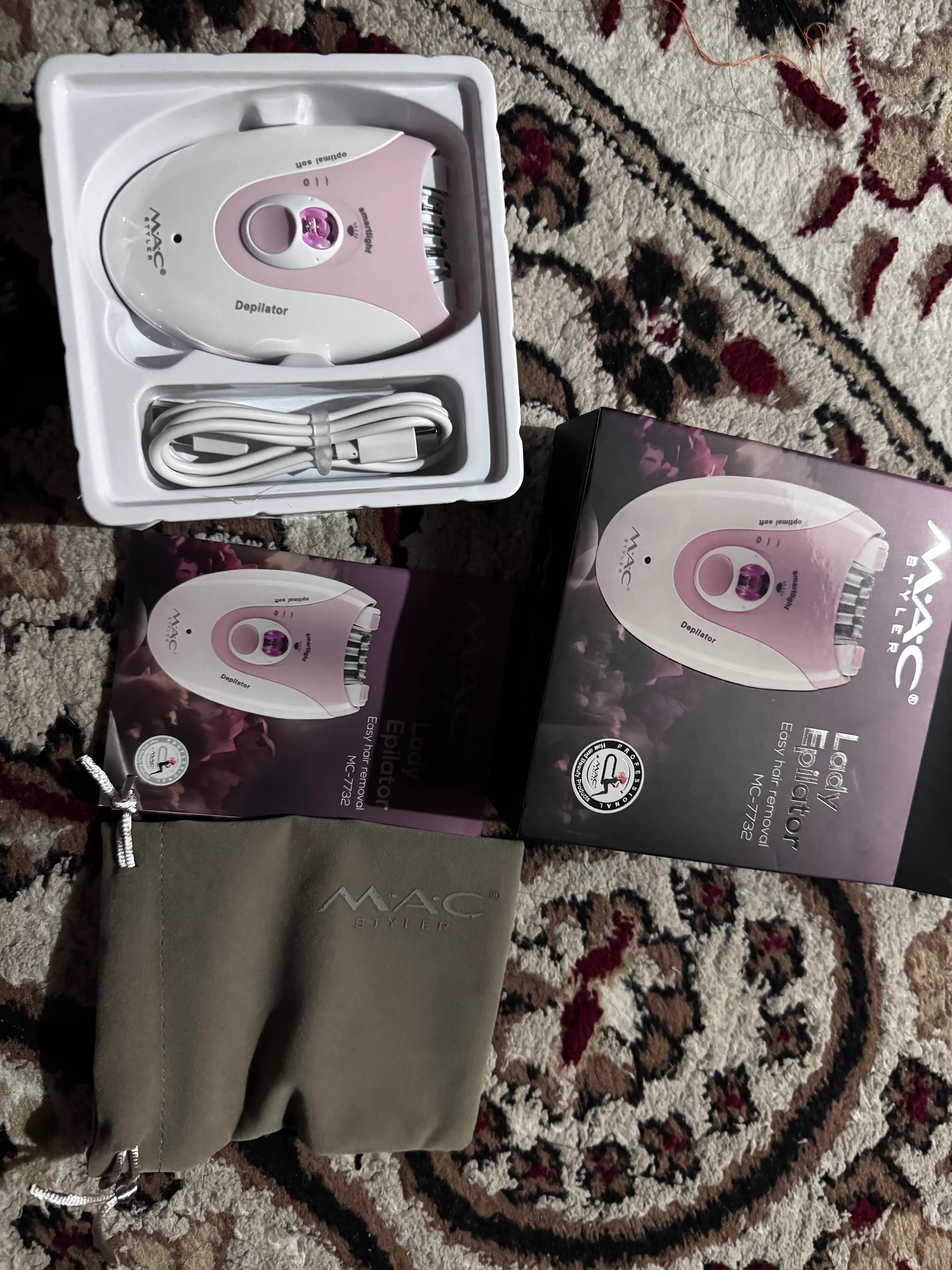 Simsiz epilyator M.A.C. Styler, ayollar uchun professional depilyator