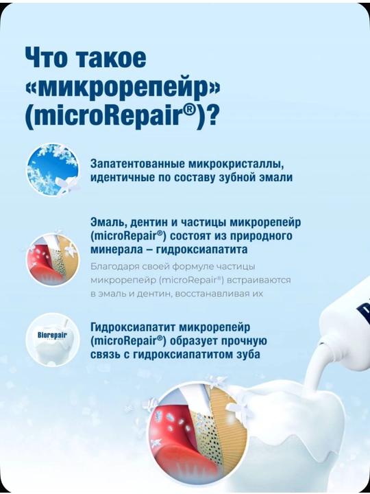 Зубная паста Biorepair 0-6