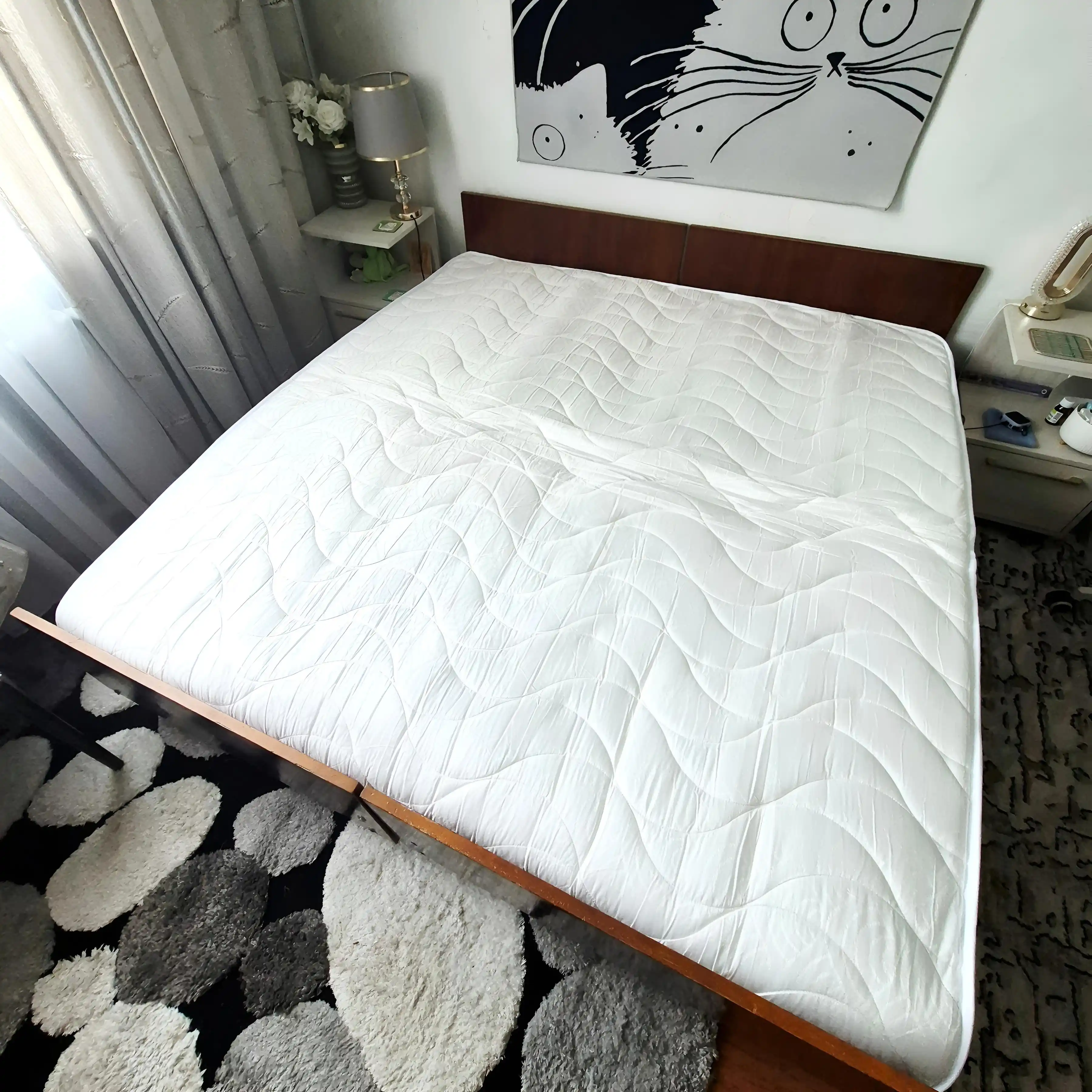 SONOX Extra Protect Plus 8 sm matras-topper / anatomik ko‘pik / jakkard g‘ilofi