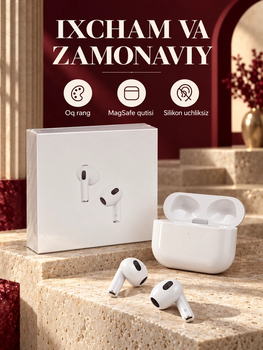 Simsiz Bluetooth quloqchinlar, vakuumli va vakuumsiz, quvvatlash qutisi bilan