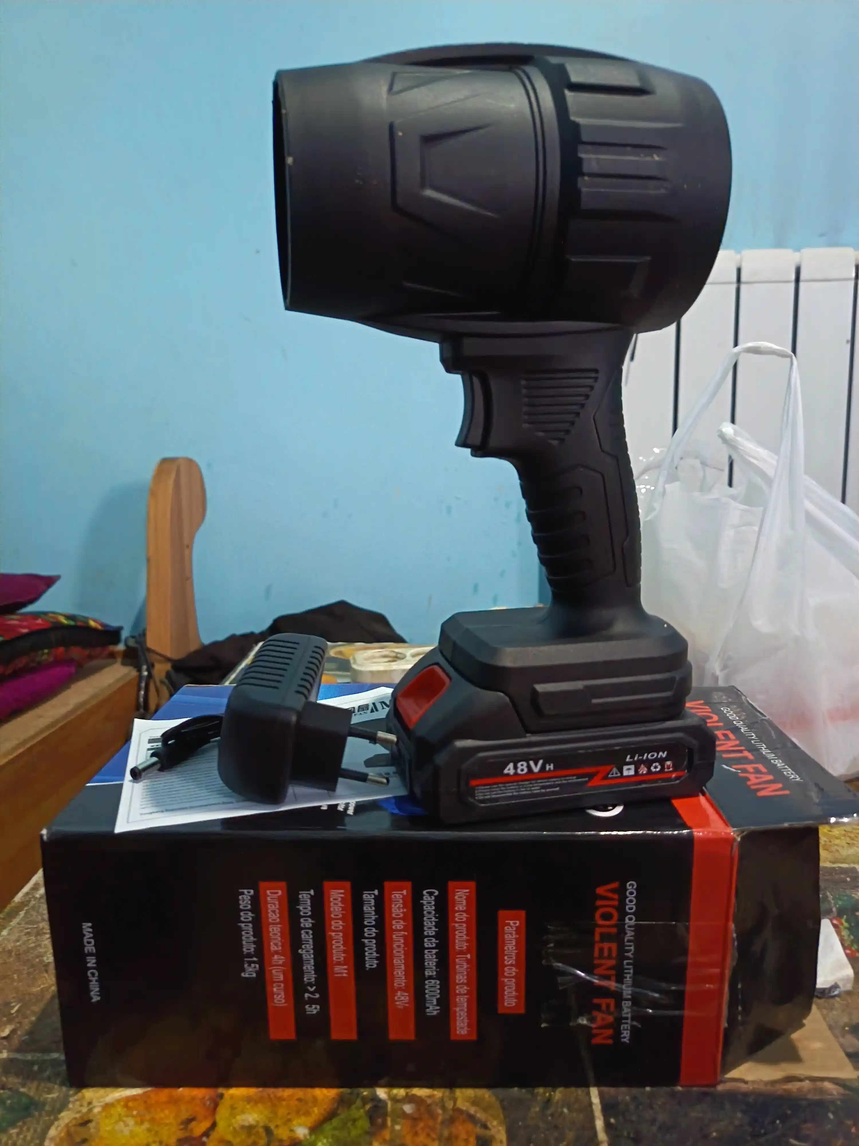 48 V Simsiz yaproq puflagich 550W 