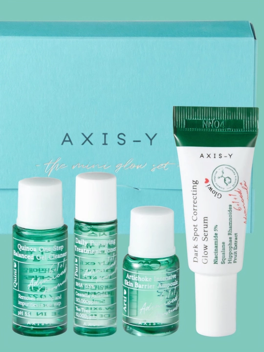 AXIS-Y The Mini Glow Set — terini parvarish qilish uchun mini to‘plam
