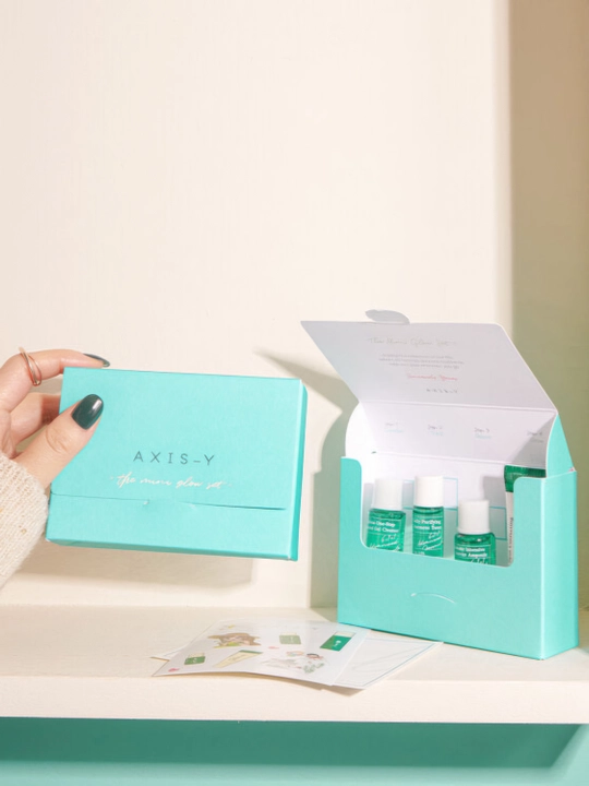 AXIS-Y The Mini Glow Set — terini parvarish qilish uchun mini to‘plam - 