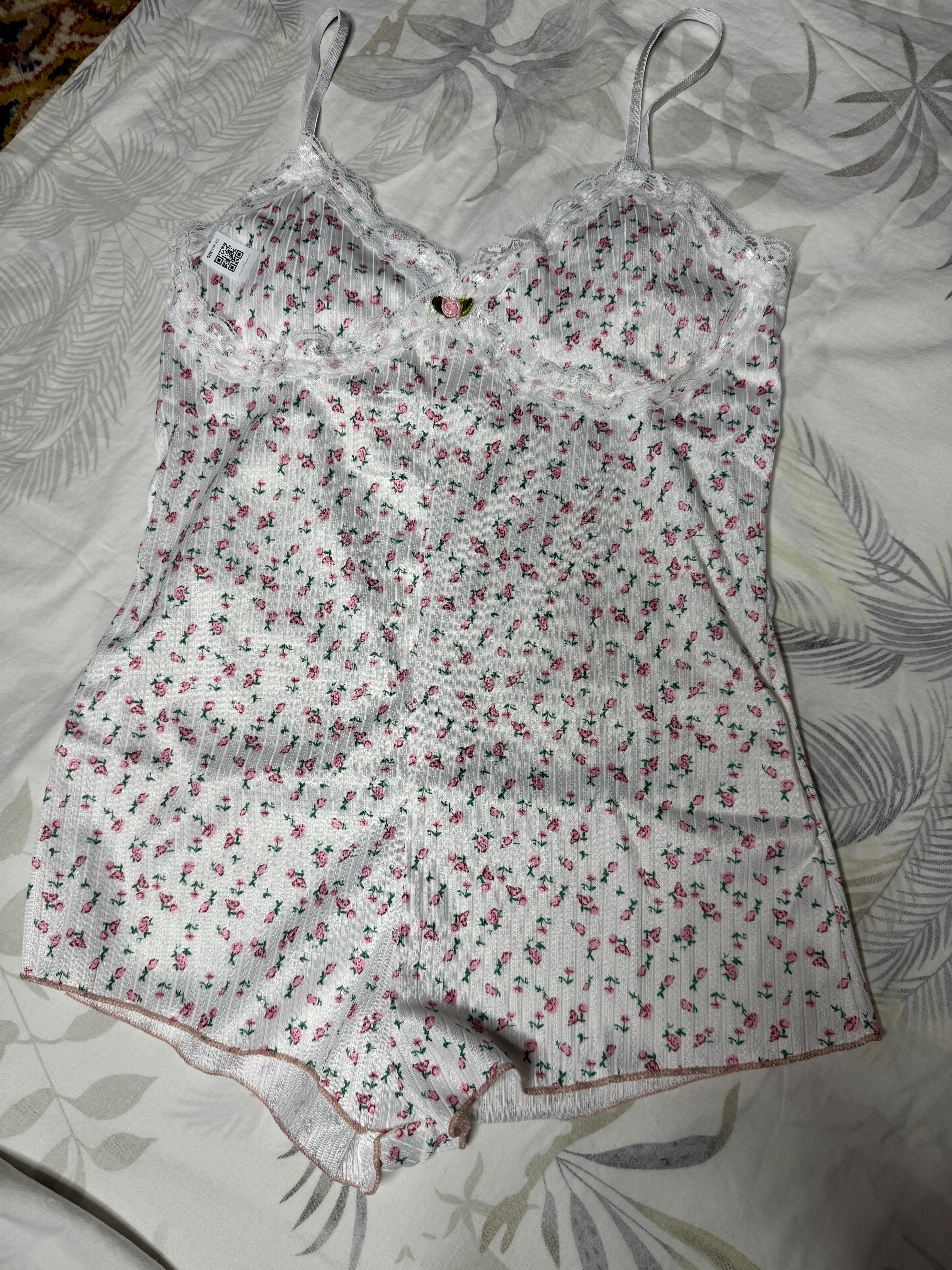 Babydoll pijama, ayollar ichki kiyimi, tungi va uy kiyimi, yozgi model