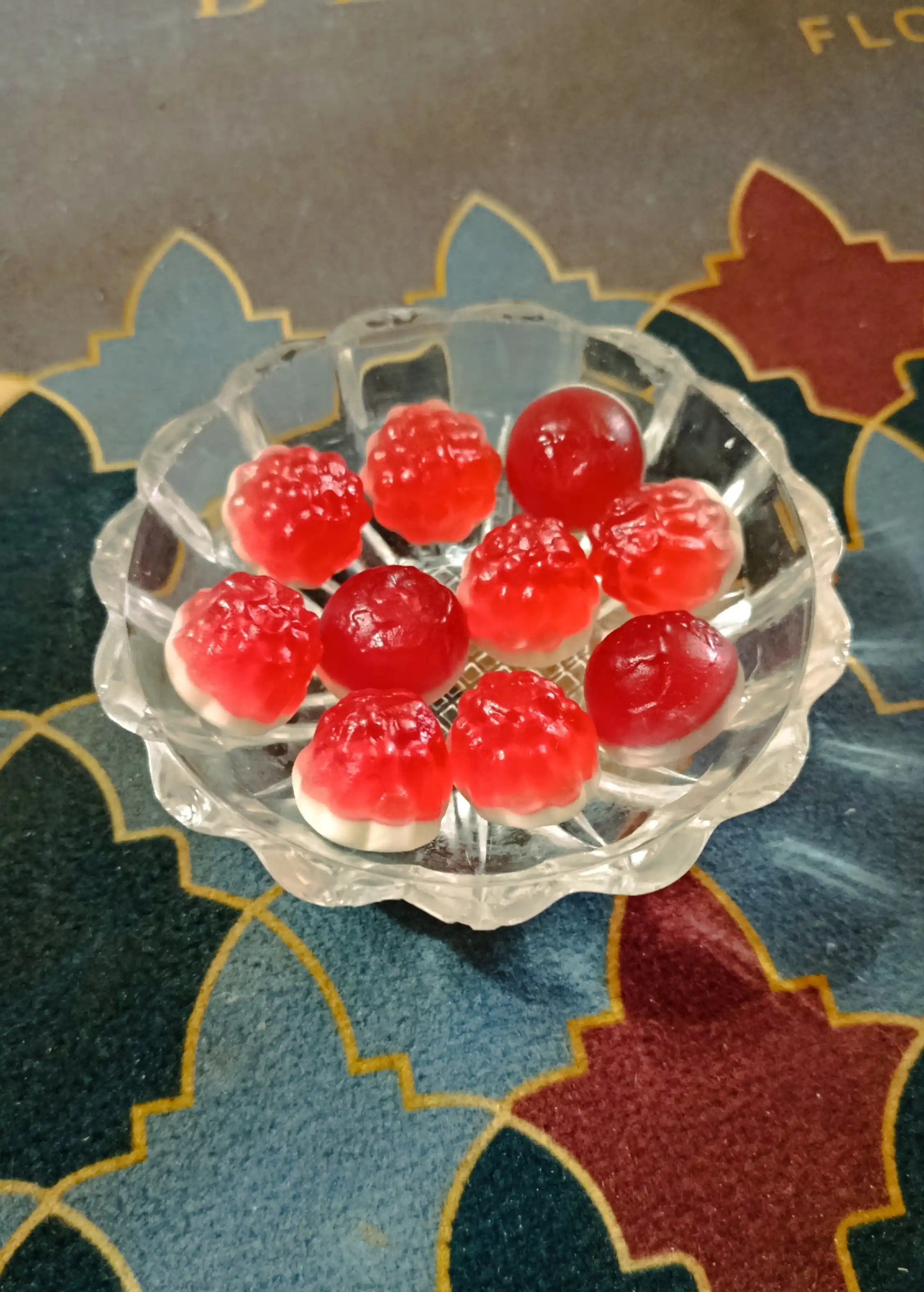 Chaynaladigan marmelad Mayama, qaymoqli malina va chernika ta'mi bilan, 500 g