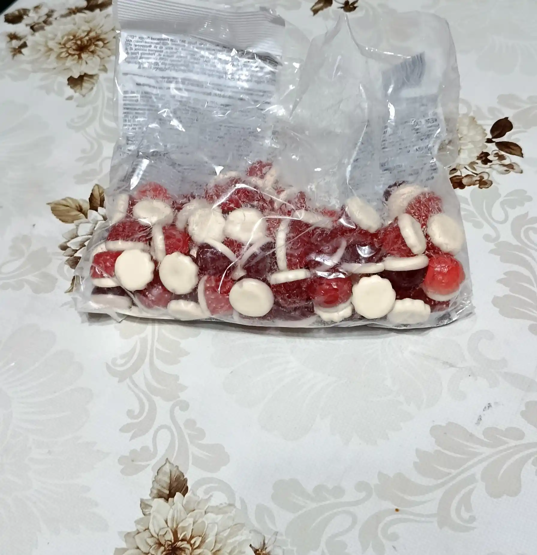 Chaynaladigan marmelad Mayama, qaymoqli malina va chernika ta'mi bilan, 500 g
