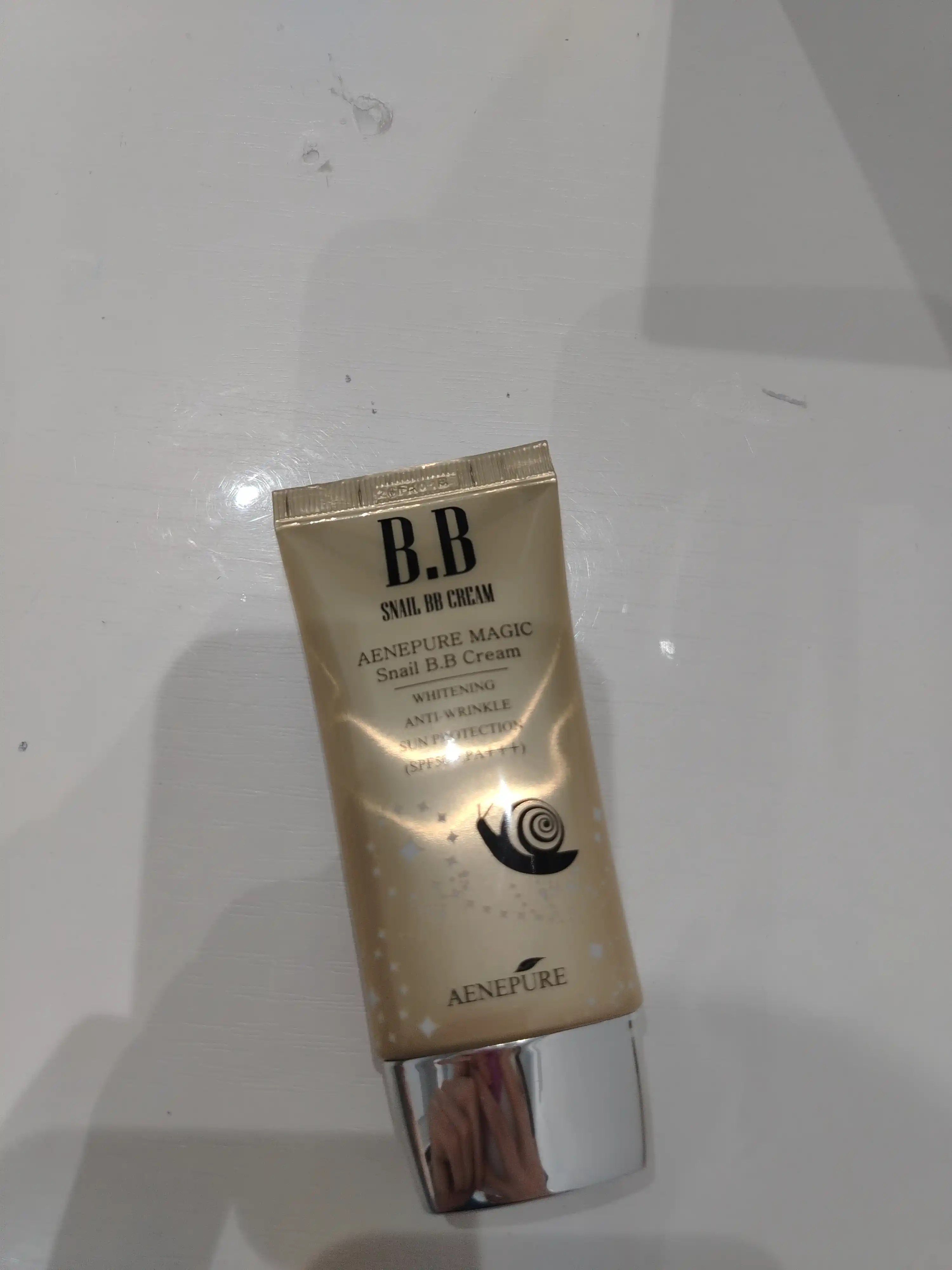 Yuz uchun tonal BB krem AENEPURE Magic Snail, salyangoz mutsini bilan, SPF 50+, 50 ml