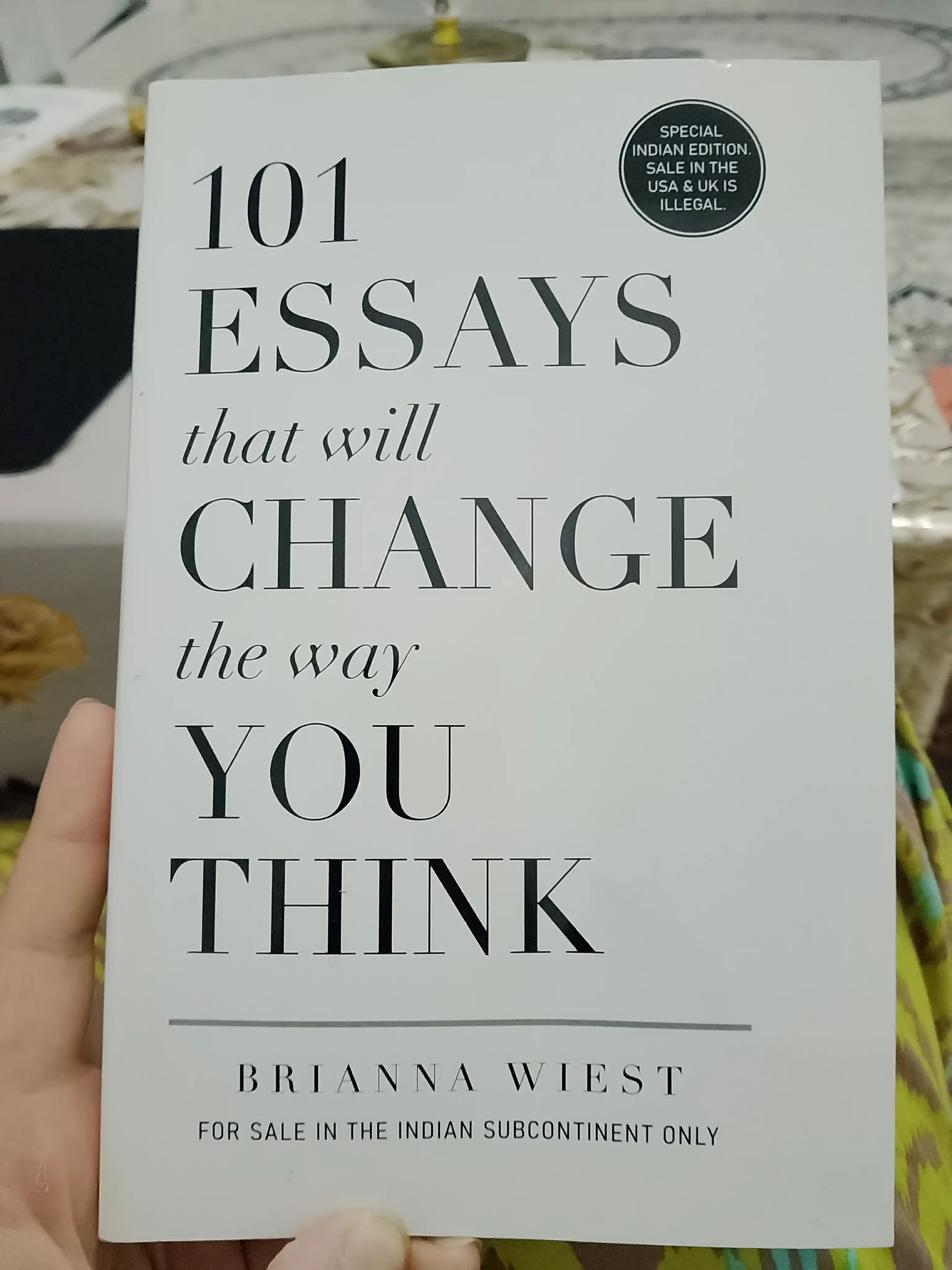 101 Essays That Will Change The Way You Think, Briana Wiest