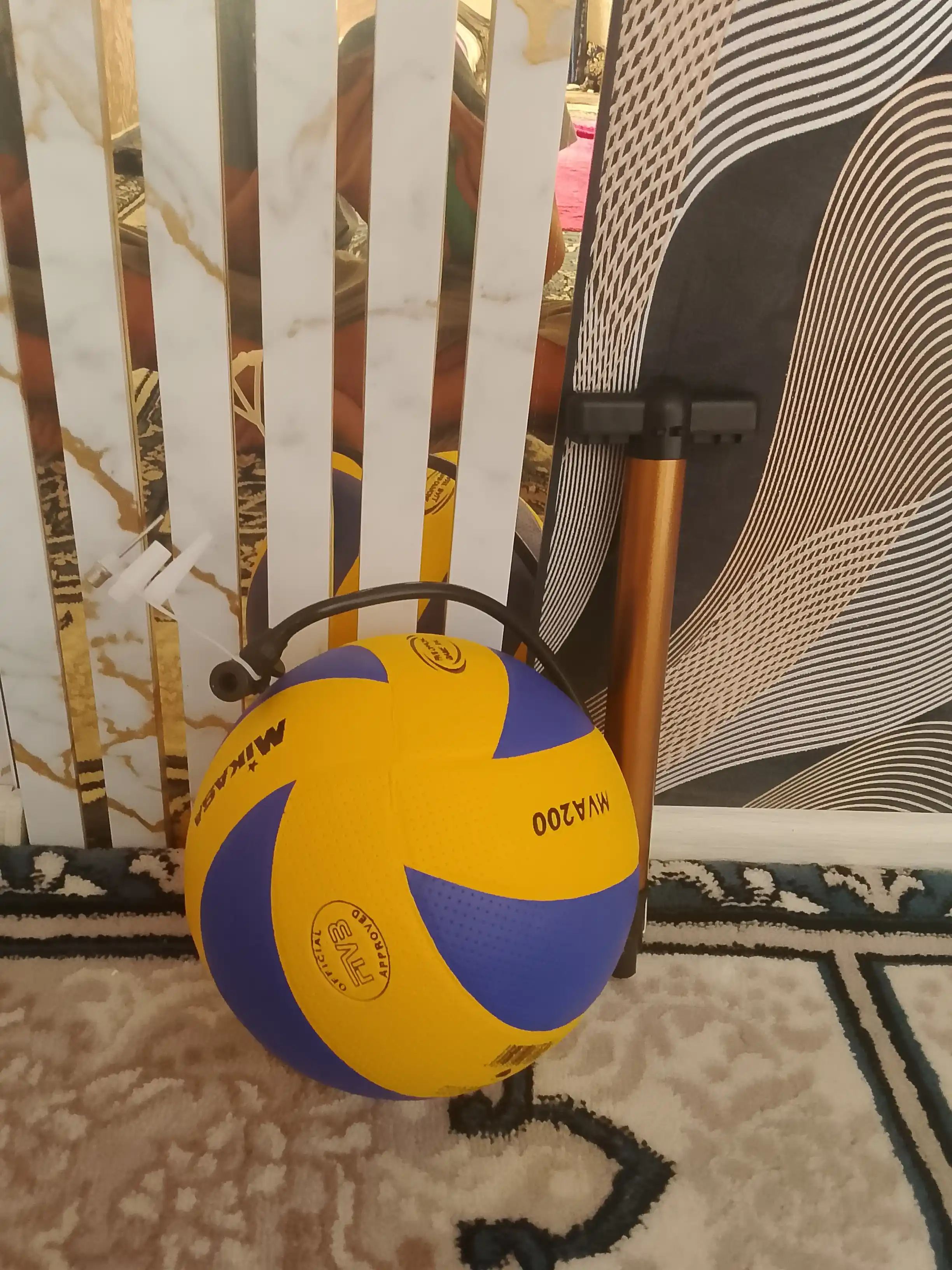 Voleybol to'pi V200 Nasos va Igna bilan