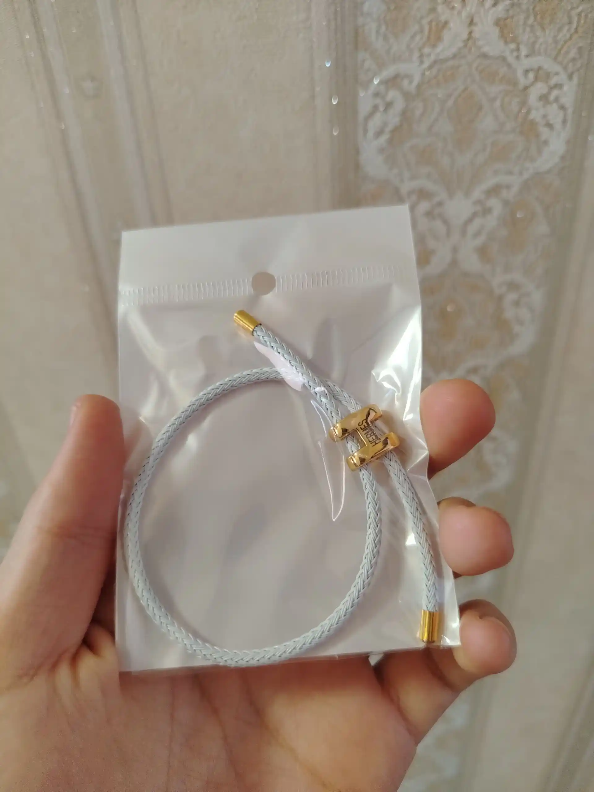 Современный браслет с элементом  Hermes, для женщин и мужчин, регулируемый размер