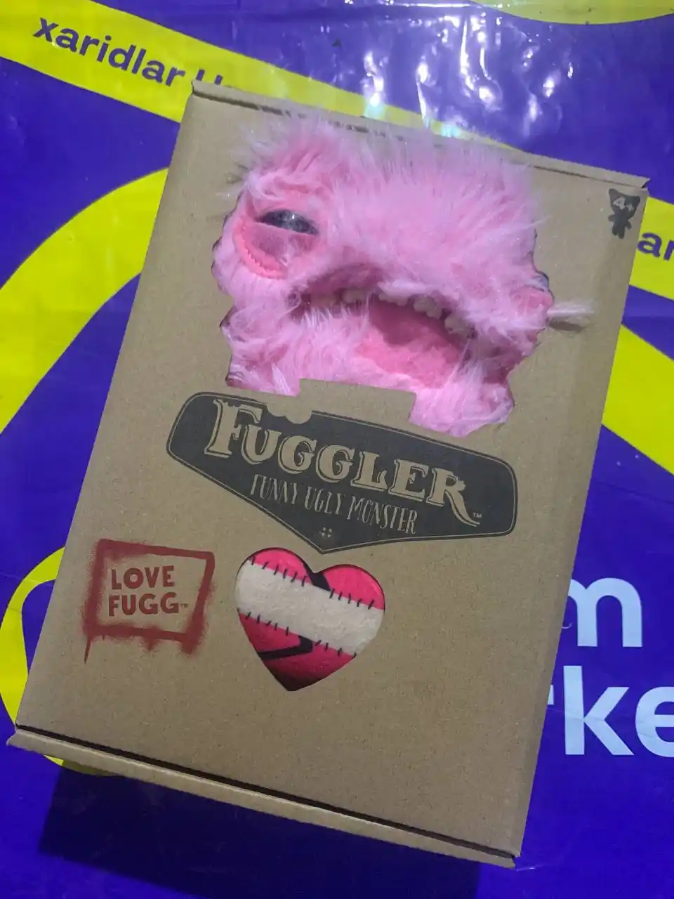 Мягкая игрушка Fuggler, плюшевый монстр с зубами, коллекционная, 21–25 см