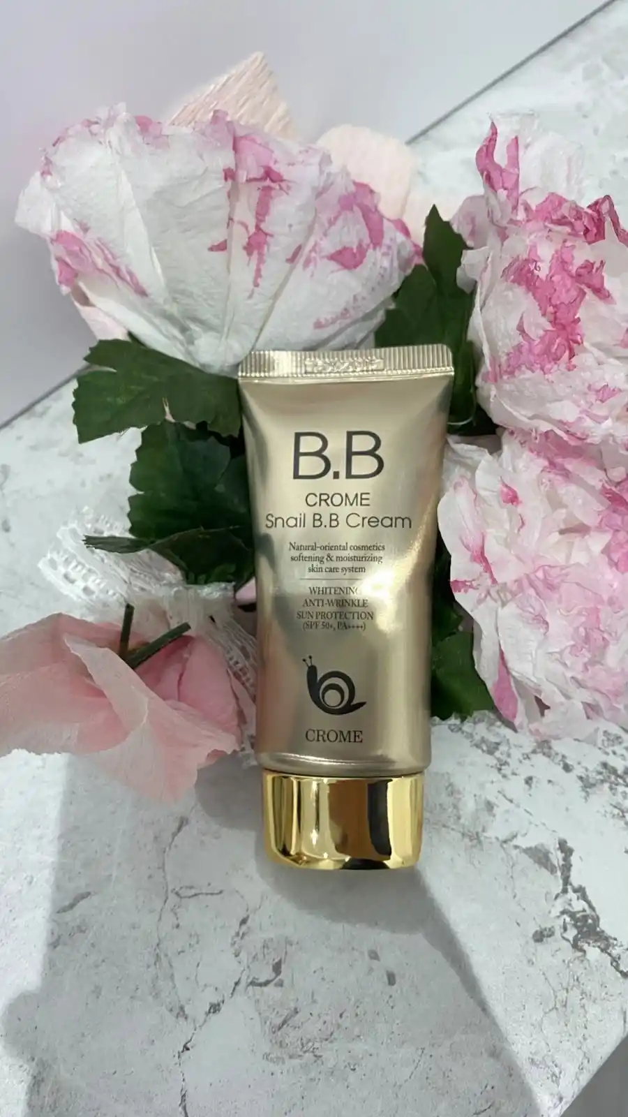 Yuz uchun tonal BB krem AENEPURE Magic Snail, salyangoz mutsini bilan, SPF 50+, 50 ml