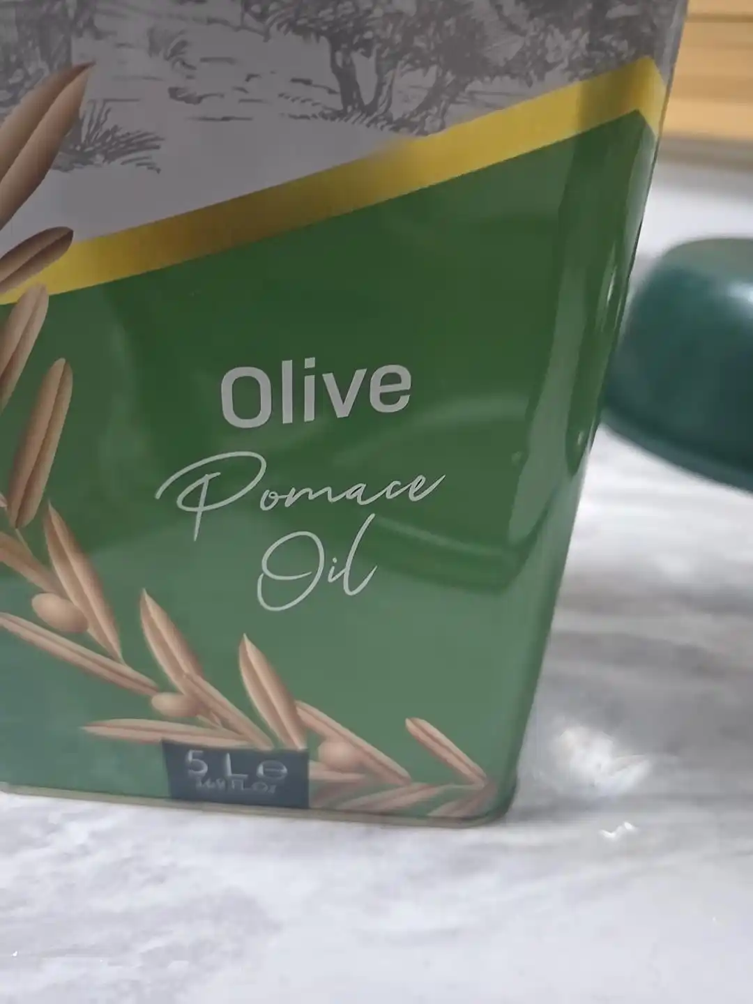 Olive Pomace Oil zaytun yog'i, tozalangan, qovurish va salatlar uchun, 5 litr