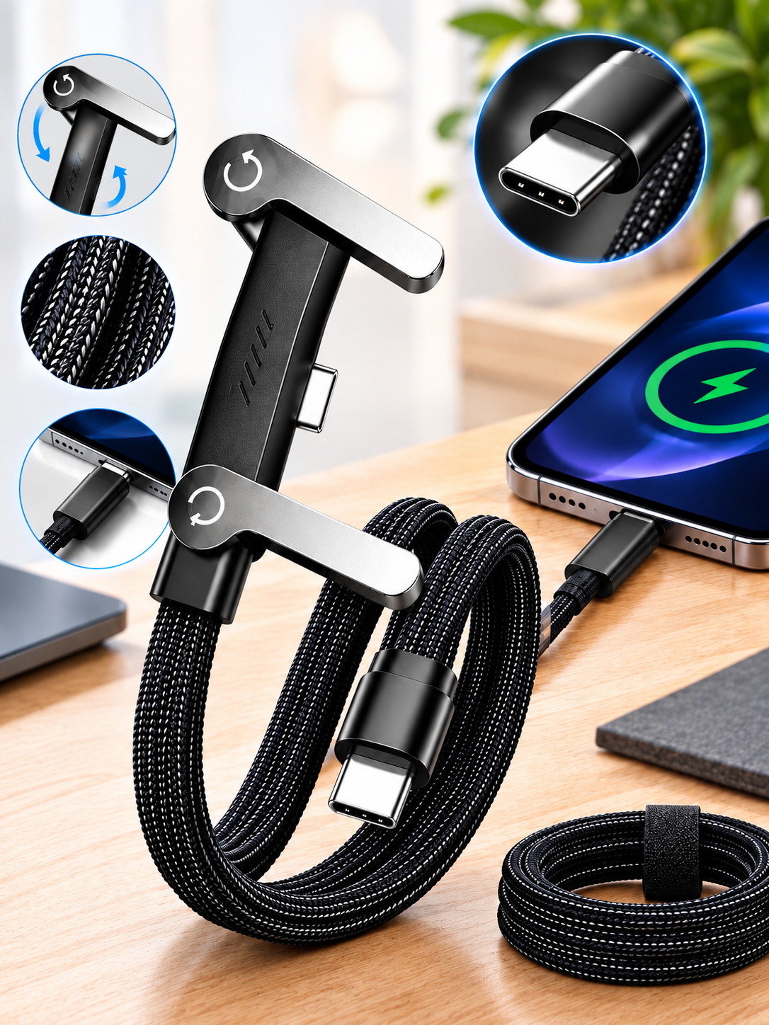 Кабель Type-C/USB type c lightning для Samsung, Xiaomi, Android, кабель быстрой зарядки