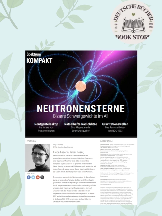 Научный журнал Spektrum Kompakt Neutronensterne немецкий космос физика - 