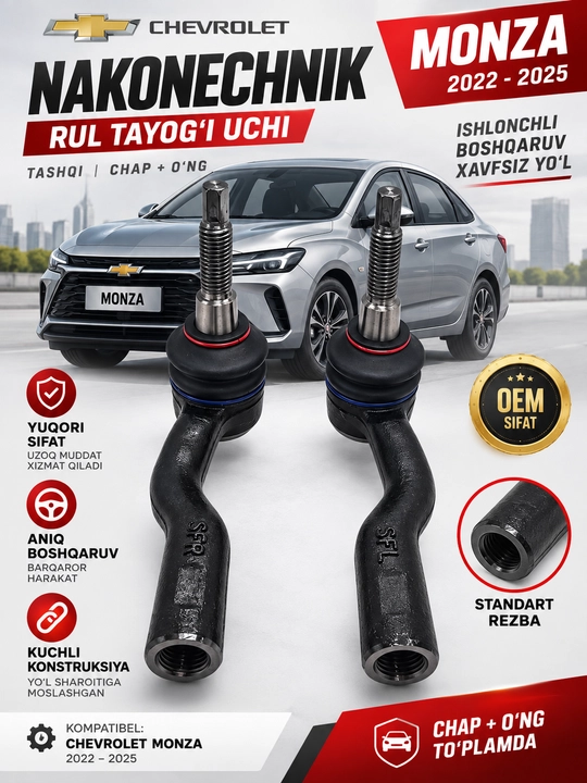 Chevrolet Monza chap va o‘ng rul uchliklari 2 dona - 