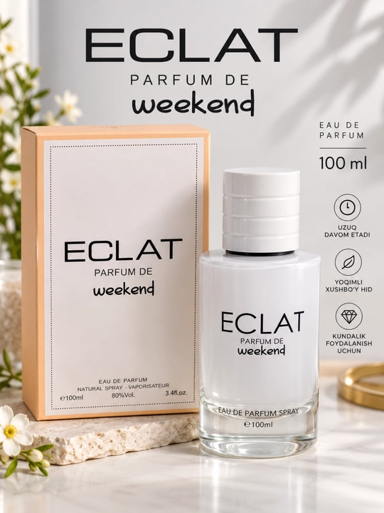 ECLAT Ayollar Atiri 100 ml — Parfyumeriya Suvi EDP, Ayollar uchun Xushbo‘y Hid