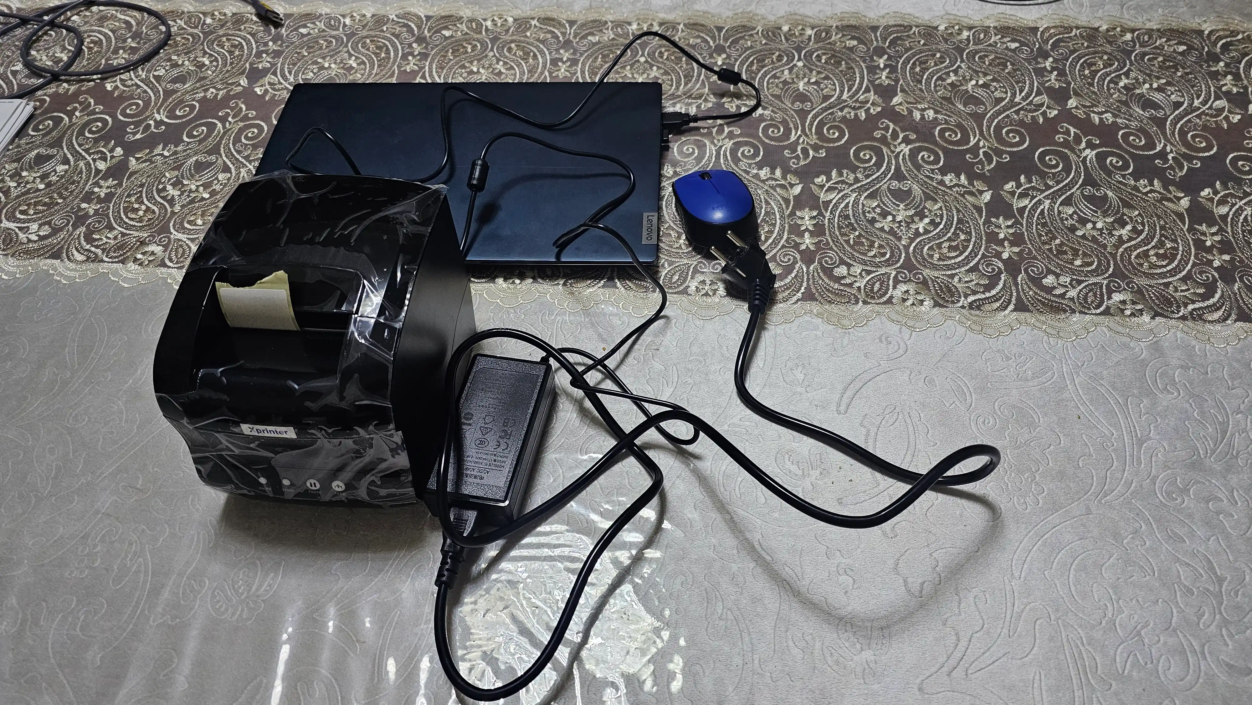 Termal yorliq va cheklar printeri Xprinter XP-365B, 80 mm, 127 mm/s USB