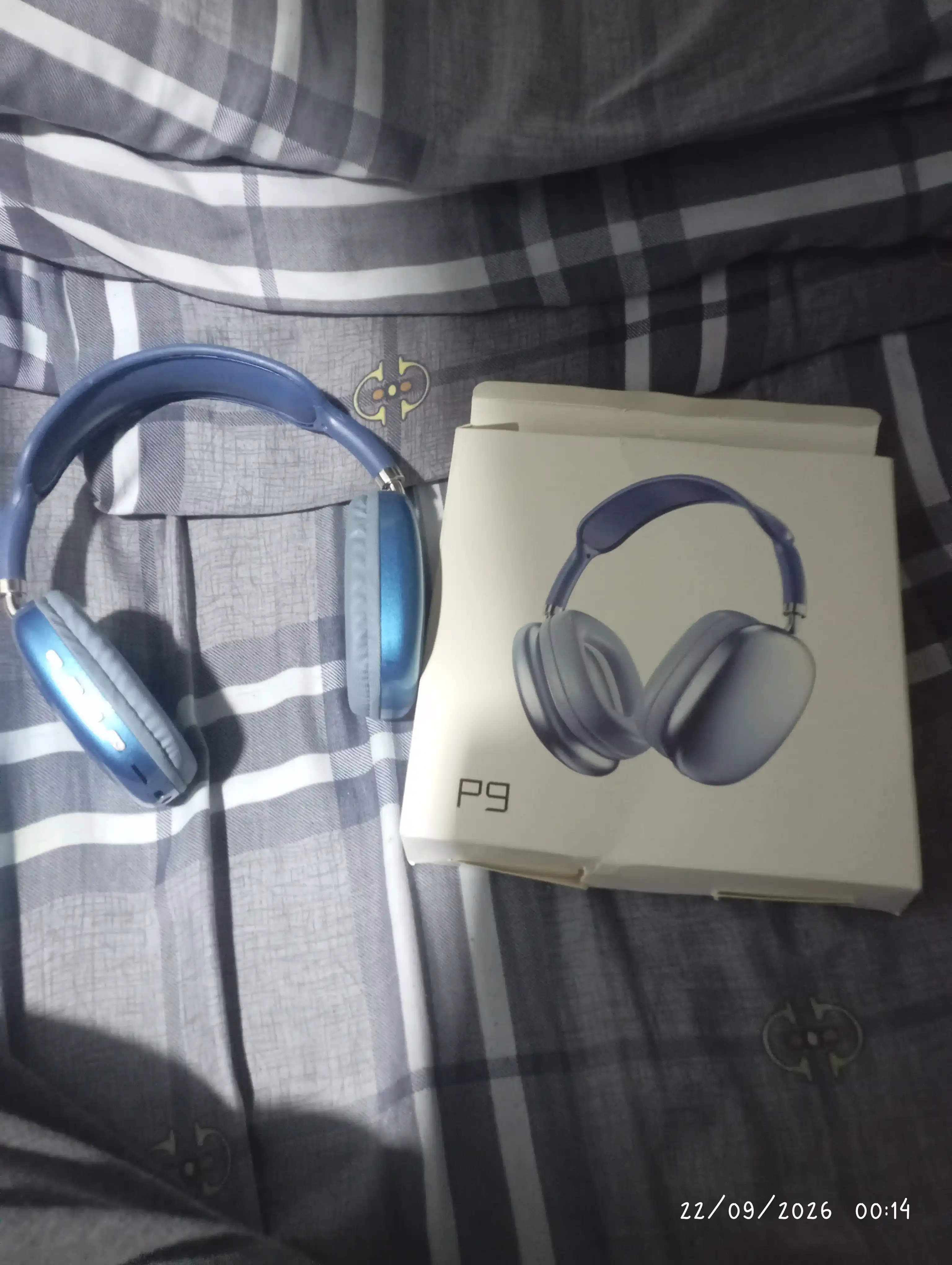 Simsiz Bluetooth P9 quloqchinlari mikrofon bilan 100 A MAX,quloqchin