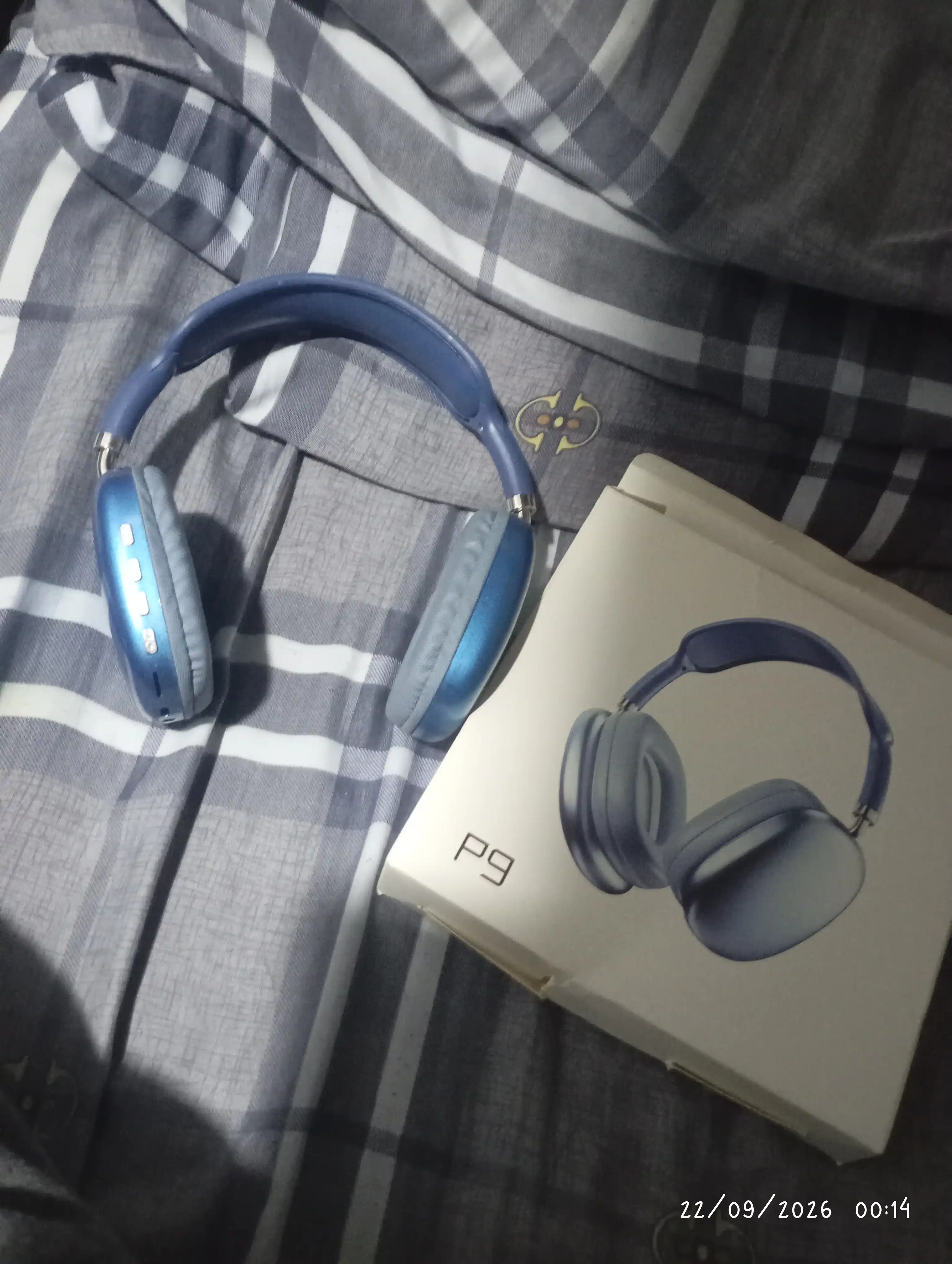 Simsiz Bluetooth P9 quloqchinlari mikrofon bilan 100 A MAX,quloqchin